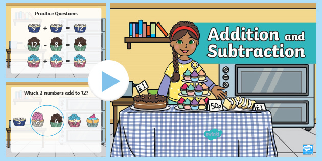 Addition And Subtraction Facts To 12 Powerpoint