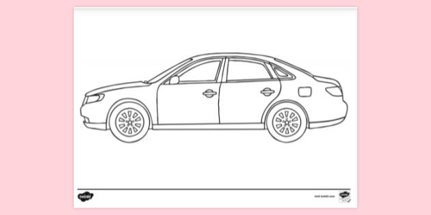 Free Car Colouring Sheet Colouring Sheets