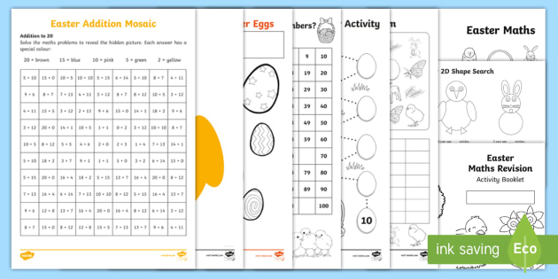 Ks1 Easter Maths For Year 1 And Year 2 Home Learning Pack