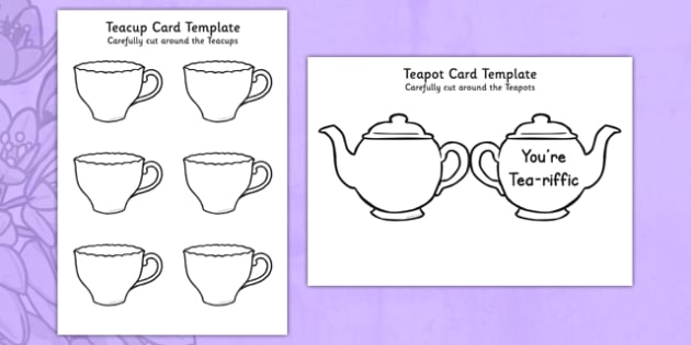 Tea Cup Mother's Day Card