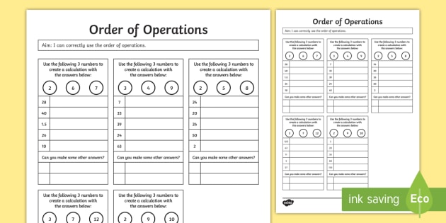 bidmas order of operations ks3 maths beyond