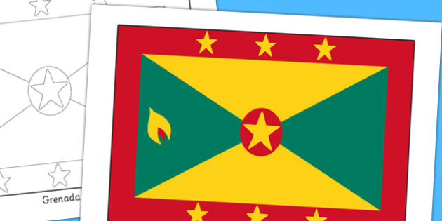 Grenada Flag Display Poster (Teacher-Made)