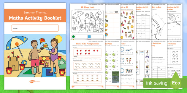 Summer Activities KS1 - Year 1 Maths Activity Booklet