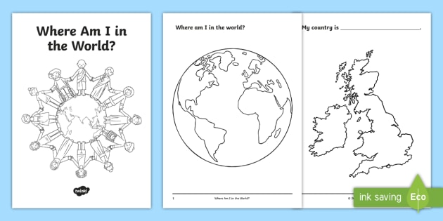 Where Do I Live In The World Activity Booklet