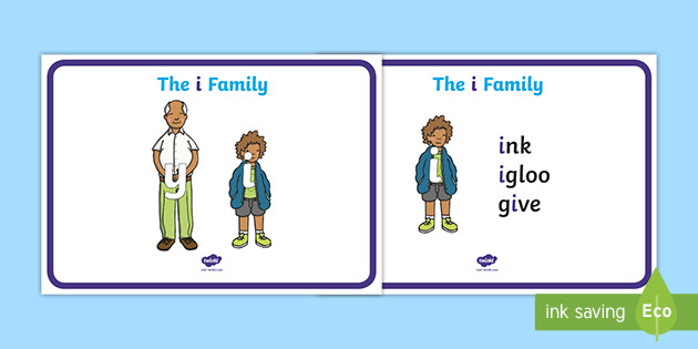 i Sound Family Member Posters- I, I sound, sound families, I sound family,