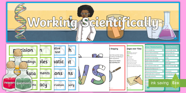 Working Scientifically Ks2 Display Pack Science Resources 6234