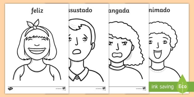 As Nossas Emocoes Folhas De Colorir Teacher Made