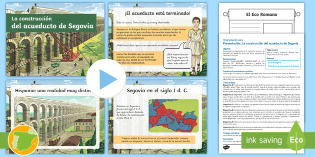 Pack de programación: El acueducto de Segovia - Cuarto Curso Primaria Pack de programación: El acueducto de Segovia - Cuarto Curso Primaria
