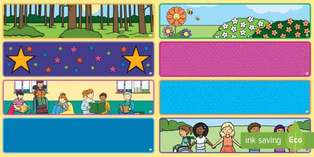 Editable Classroom Banners Primary Teaching Resources
