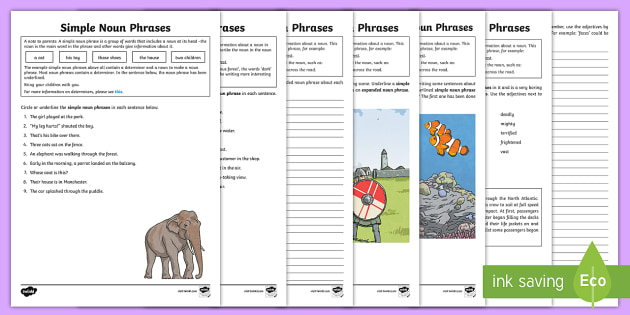 Expanded Noun Phrases Year 3 National Curriculum