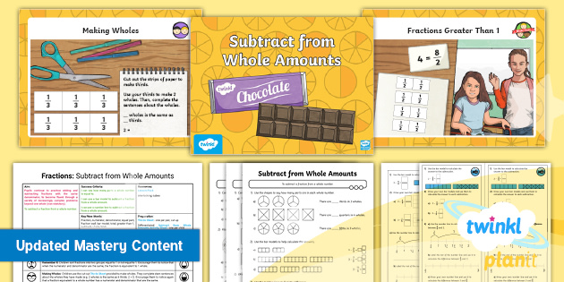 👉 Y4 Add And Subtract Fractions Planit Maths Lesson 3 6149