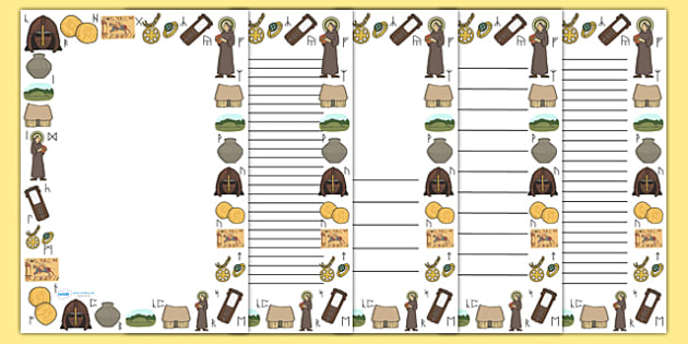 free-anglo-saxons-page-borders-teacher-made