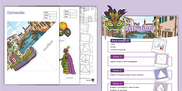 Artigianato triarama: Carnevale