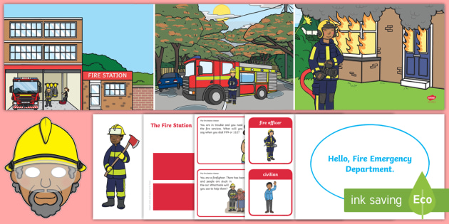 The Fire Station Aistear Role-Play Pack (teacher Made)