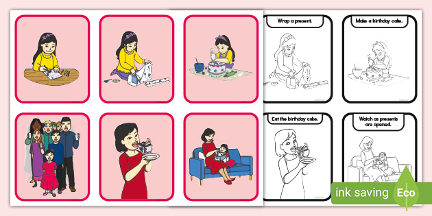 Celebrating a Birthday Multi-Step Sequencing Cards