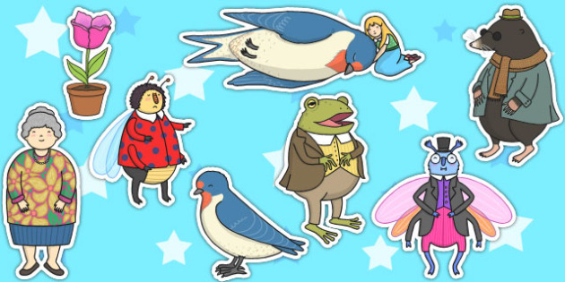 Thumbelina Story Cut Outs (creat de profesori)