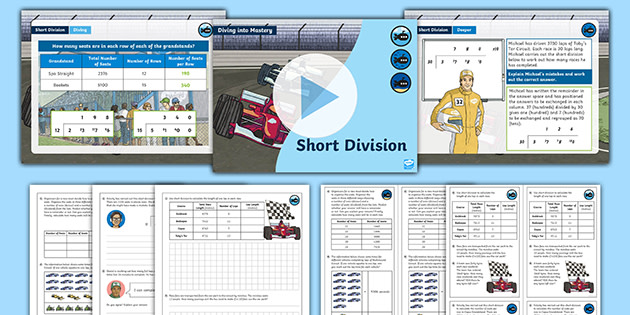 👉 Short Division Reasoning Year 6 Difficult Division Problems