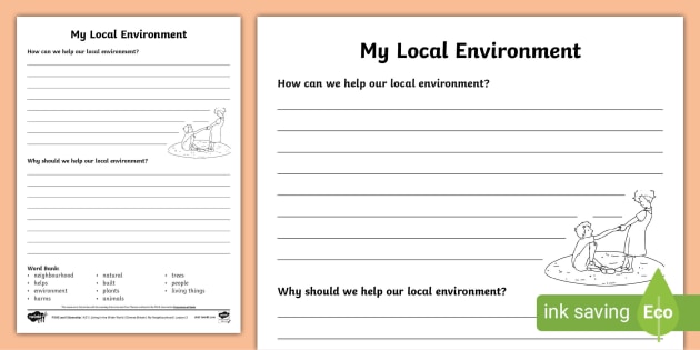 KS1 My Local Environment - PSHE and Citizenship Resources