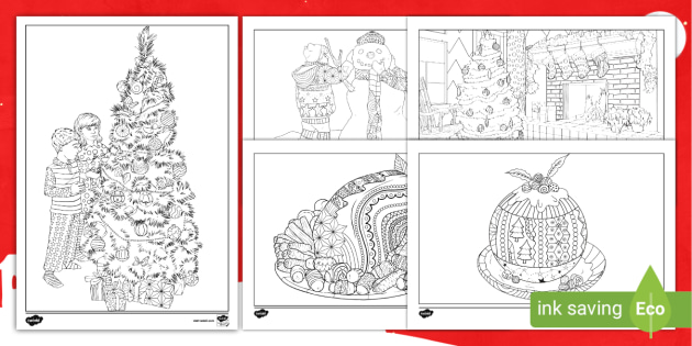 Christmas Mindfulness Colouring Sheets (teacher made)