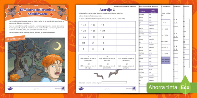 Juego de detectives STEM: El misterio del bromista de Halloween - 5º Juego de detectives STEM: El misterio del bromista de Halloween - 5º