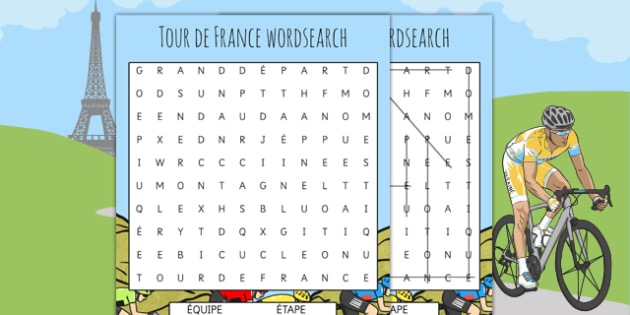 tour de france ride crossword clue