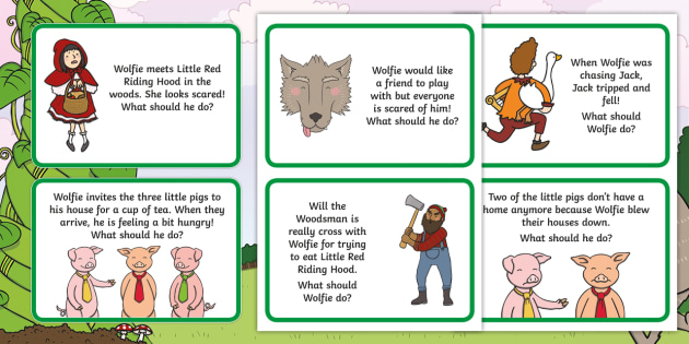 Fee Fi Fo Fum Good Choices Cards Teacher Made teaching resources primary resources twinkl primary school resources