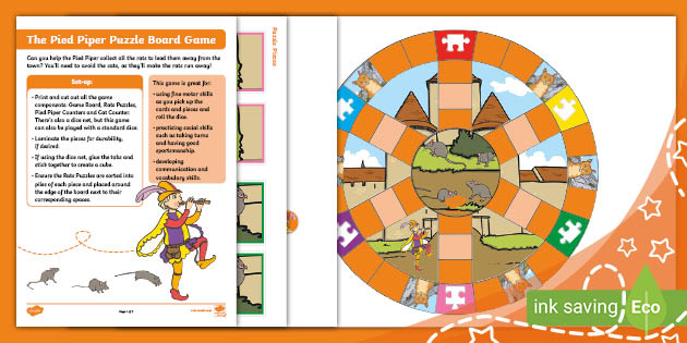 The Pied Piper Puzzle Board Game (teacher made) The Pied Piper Puzzle Board Game (teacher made)
