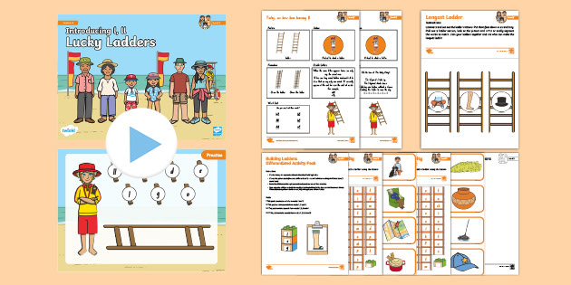 'l, ll' Lesson Pack - Level 2 Week 5 Lesson 4 (teacher made)