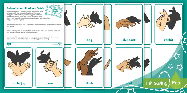 Animal Shadow Puppets Guide - Primary Resources - Twinkl