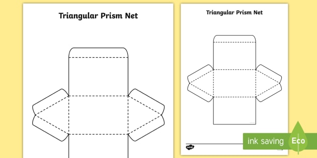 a net for a triangular prism