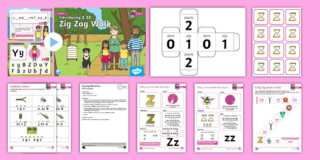 z' and 'zz' Phonics Lesson Pack - Level 3 Week 2 Lesson 2