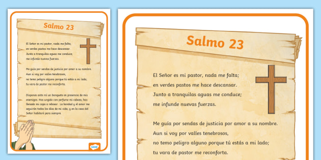 Salmo 23 Para Colorear CLC Chile | EL SEÑOR ES MI PASTOR SALMO 23