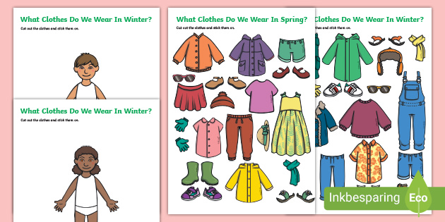 Clothes for Different Seasons (teacher made) - Twinkl