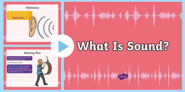 What Is Sound Energy CfE First Level Science Resource