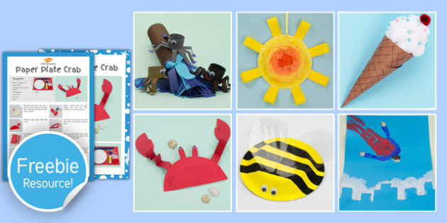 Summer Holiday Craft Activity Pack - summer, holiday, craft