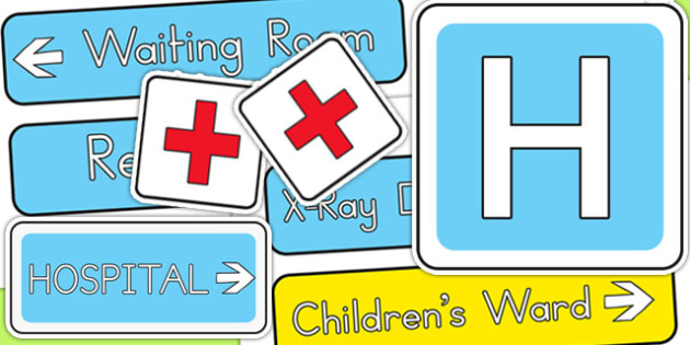 Hospital Display Signs teacher Made 