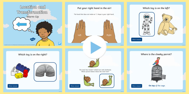 year 1 location and transformation warm up powerpoint