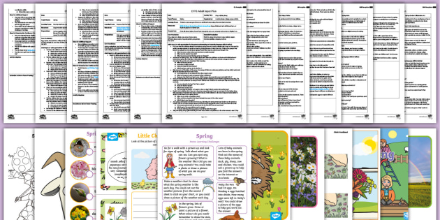 EYFS Spring Adult Input Planning and Resource Pack Reception