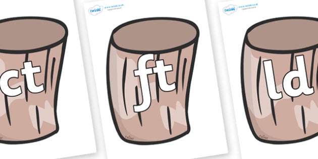 precursive final letter blends on drums