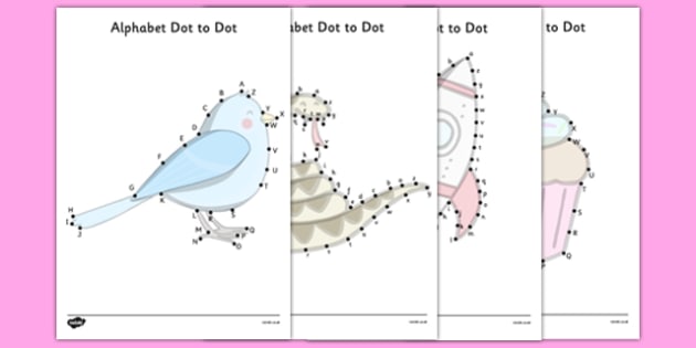 Abc Dot To Dot Printables Ks1 Resources