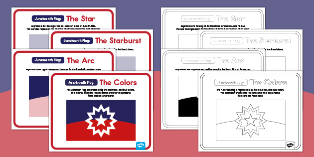 Juneteenth Flag Posters Twinkl Usa Teacher Made