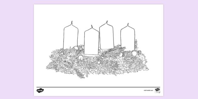 FREE! - Advent Colouring Sheet | Colouring Sheets