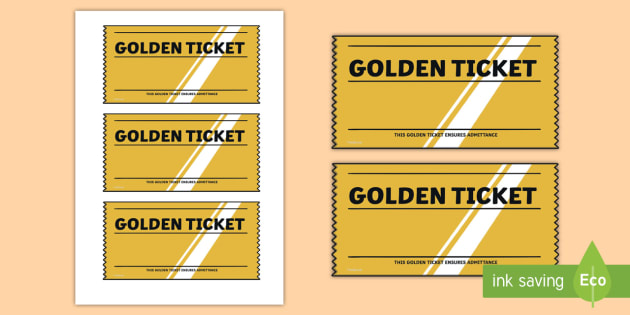 willy wonka and the chocolate factory golden ticket template