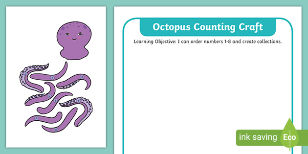 Octopus Counting Craft (teacher made)