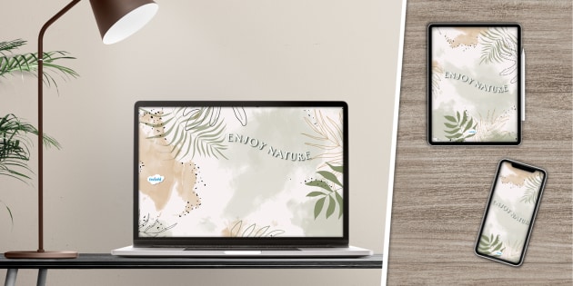 Enjoy Nature Screen Wallpaper Enjoy Nature Screen Wallpaper, How To Cover A Lampshade Frame With Wallpaper