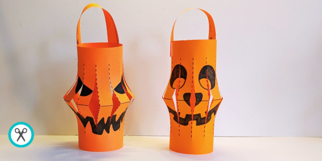 Paper Jack-o\'-lanterns Pack | Halloween Crafts - Twinkl