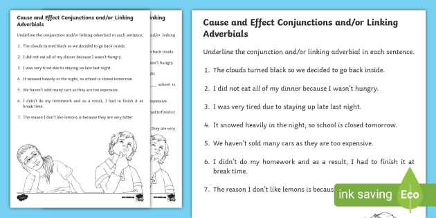 cause-and-effect-connectives-worksheet-teacher-made