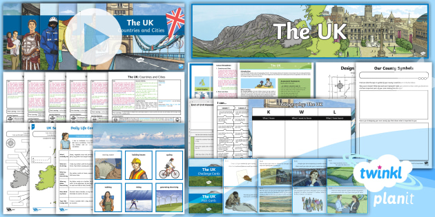 Geography: The UK Year 3 Unit Pack (teacher made)