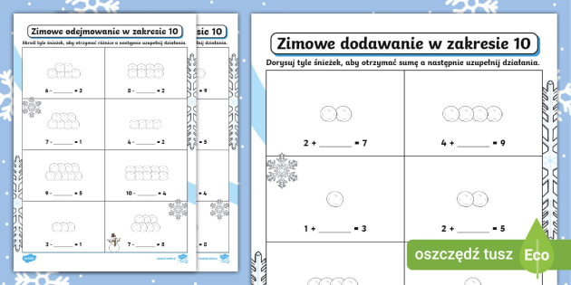 Dodawanie I Odejmowanie Pisemne Karta Pracy Dodawanie I Odejmowanie Pisemne Karta Pracy (Teacher-Made), 49% OFF