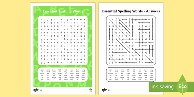 new zealand list 4 essential spelling word search